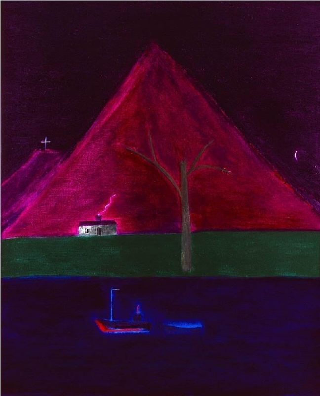 Craigie Aitchison (painter) Craigie Aitchison Goatfell Isle of Arran Portland Gallery