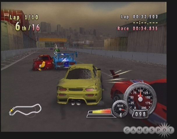 Crash 'n' Burn (2004 video game) Crash 39N39 Burn Updated HandsOn GameSpot