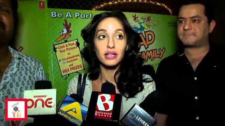 Hot Nora Fatehi At Screening Of Film Crazy Cukkad Family YouTube