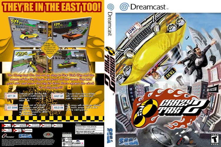 Crazy Taxi 2 Crazy Taxi 2 Custom Cover Download Sega Dreamcast Covers The
