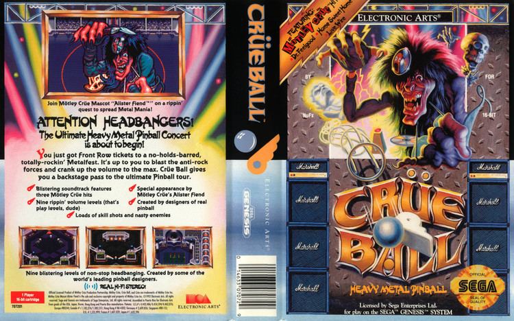Crüe Ball RetroDaze GameBoxart Site