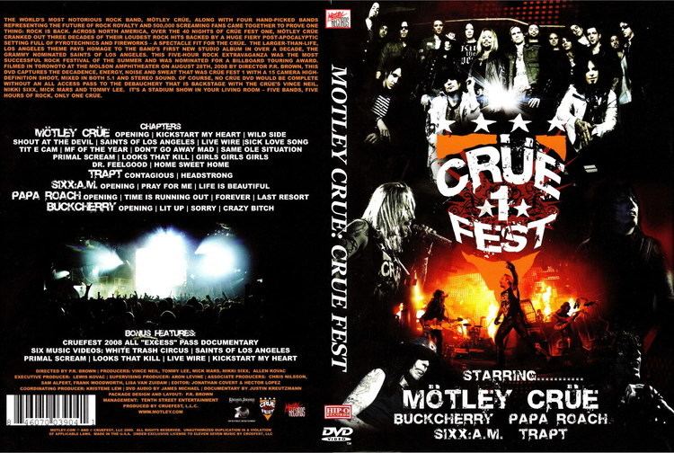 Crüe Fest Copertina cd Motley Crue Crue Fest Cover cover cd Motley Crue