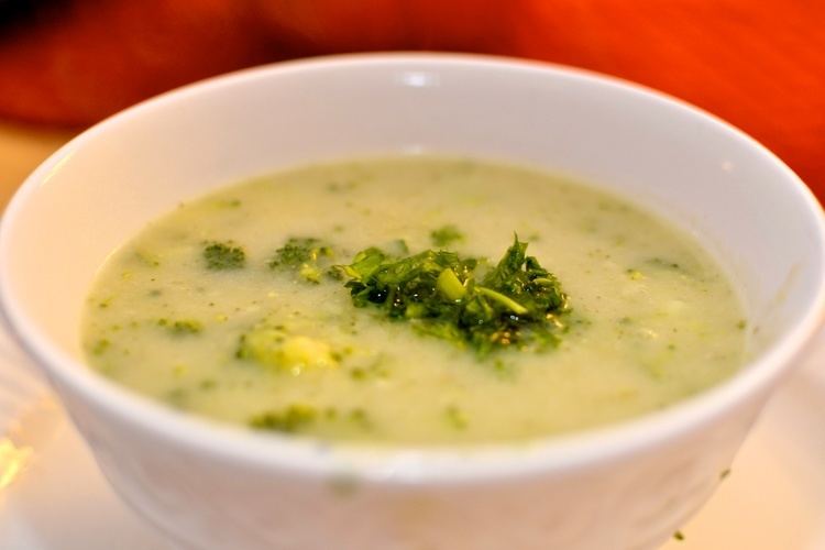 Cream of broccoli soup Cream of Broccoli Soup amp Delicata Squash Tuxedo Cat