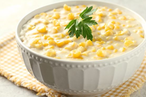 Creamed corn Creamed Corn Recipe Foodcom