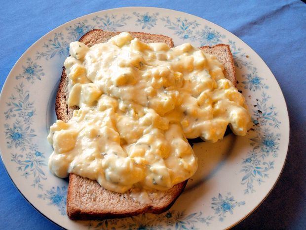 Creamed eggs on toast httpscdninstructablescomFO93HRIGNFSK4INFO