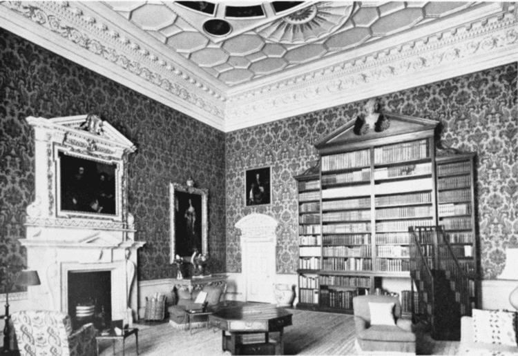Crichel House Plate 53 Moor Crichel Crichel House Drawing Room and Library