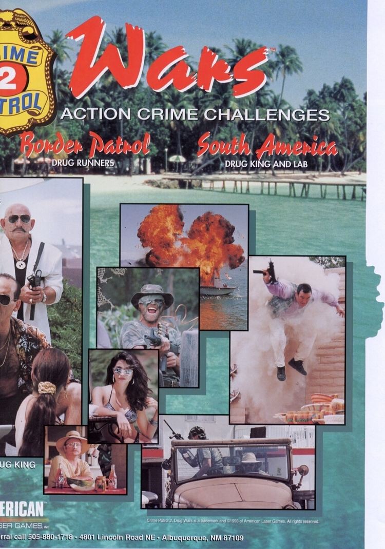 Crime Patrol 2: Drug Wars The Arcade Flyer Archive Video Game Flyers Crime Patrol 2 Drug