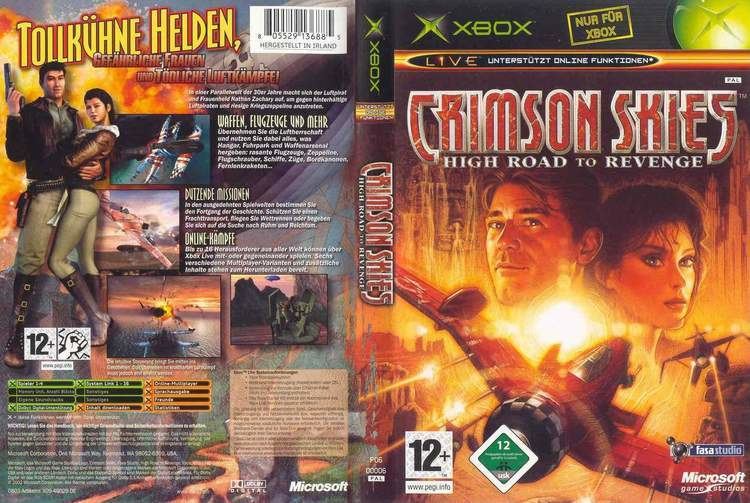 Crimson Skies: High Road to Revenge Crimson Skies High Road To Revenge Cover Download Microsoft Xbox