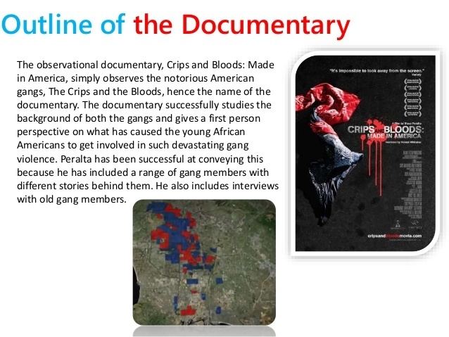 Crips and Bloods: Made in America Crips and Bloods Made in America Analytical Presentation