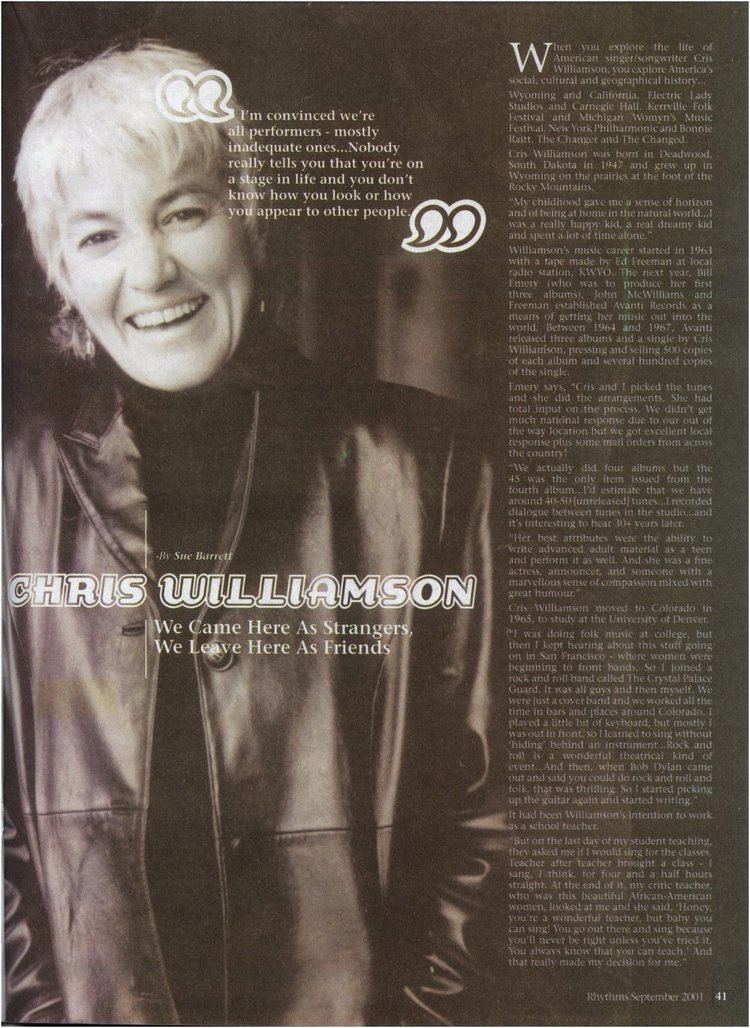 Cris Williamson Cris Williamson Early Recordings