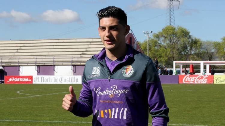 Cristian Espinoza REAL VALLADOLID El argentino Cristian Espinoza ya est en Valladolid