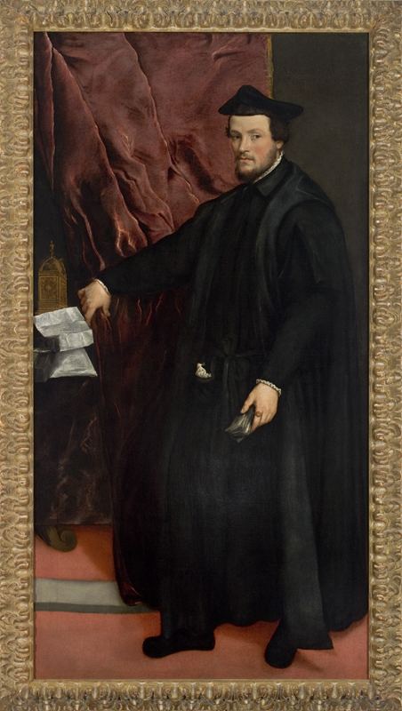 Cristoforo Madruzzo Portrait of Cardinal Cristoforo Madruzzo 1552 Ticiano Vecellio