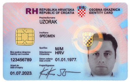 Croatian identity card
