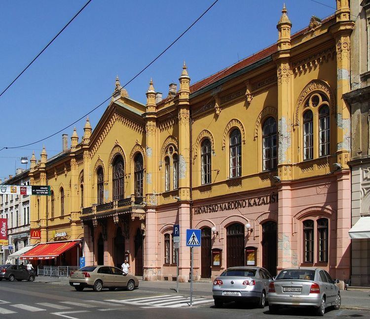 Croatian National Theatre in Osijek