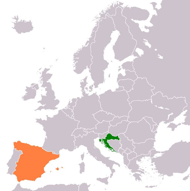 Croatia–Spain relations