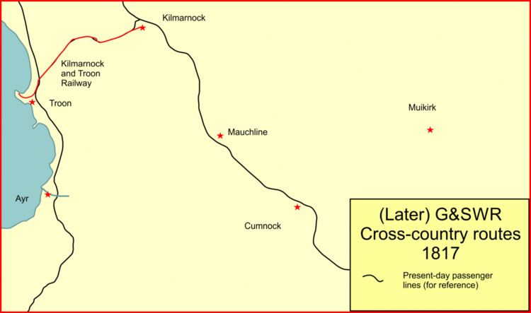 Cross-country lines of the Glasgow and South Western Railway