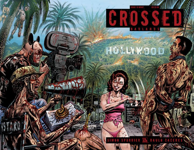 The cover of CROSSED: BADLANDS #19 Wrap Edition