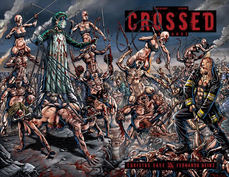 The cover of Crossed: Badlands #96