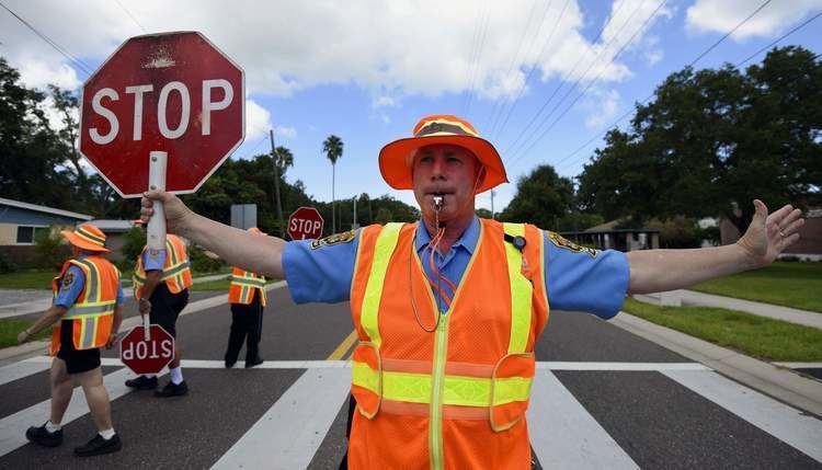 Crossing guard Crossing guards hit the streets for start of school TBOcom