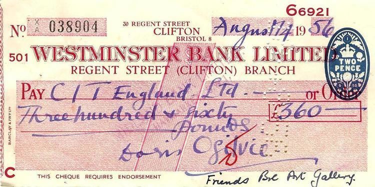 Crossing of cheques