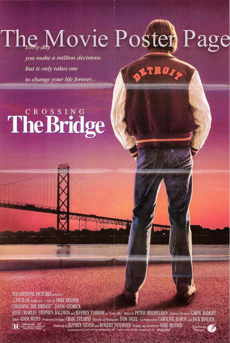 Crossing the Bridge Crossing the Bridge 1992 Josh Charles onesheet DS F NM 8