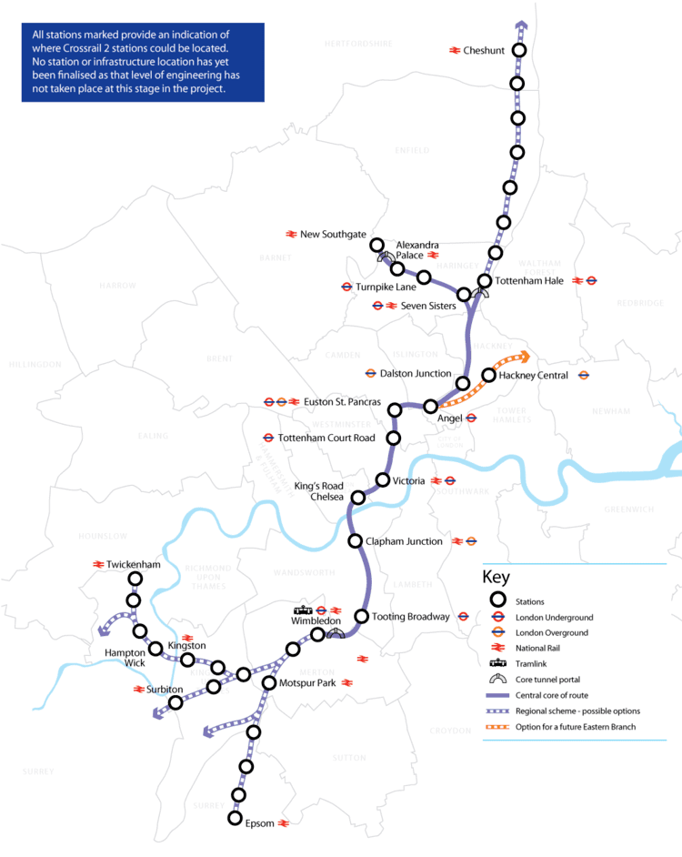 Crossrail 2 Beyond the thin blue line maximising Crossrail 2 development