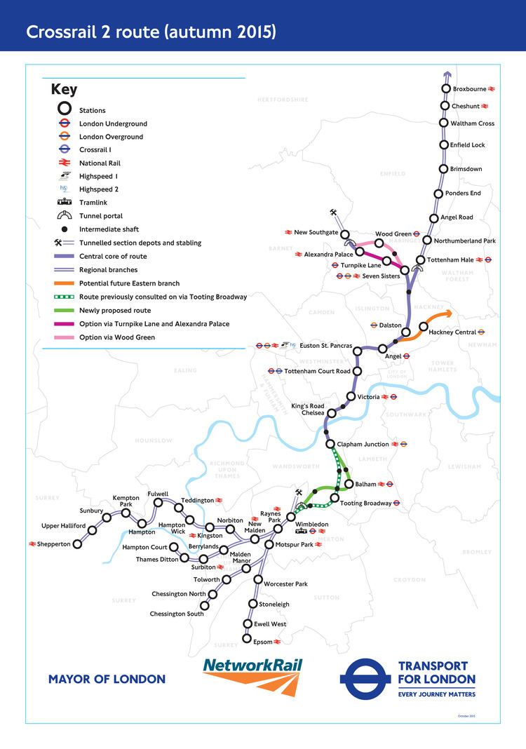 Crossrail 2 Crossrail 2 October 2015 Transport for London Citizen Space
