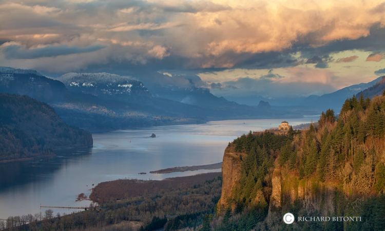Crown Point (Oregon) Crown Point Sunset Crown Point Columbia River Gorge Oregon
