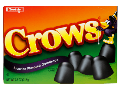 Crows (candy) Tootsie gt Candy gt DOTS gt Crows Black Licorice Gumdrops