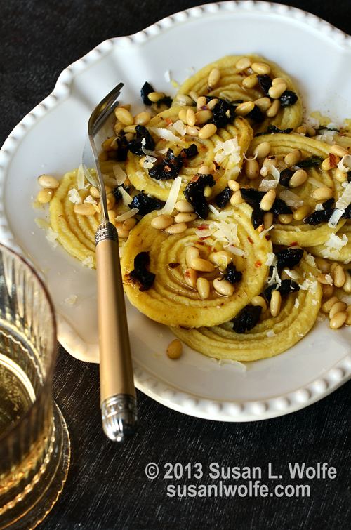 Croxetti The WellSeasoned Cook Fresh Croxetti Pasta with Black Olive Basil