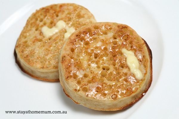 Crumpet Homemade Crumpets Stay at Home Mum