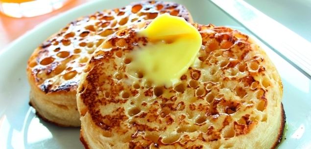 Crumpet My wife just prepared a crumpet using the microwave and didn39t see