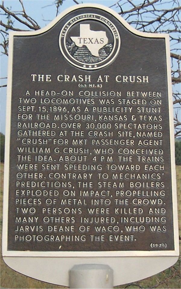 Crush, Texas Crash at Crush City of West