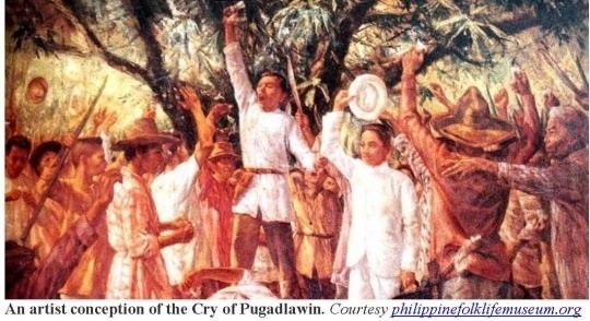 An artist conception of the Cry of Pugad Lawin