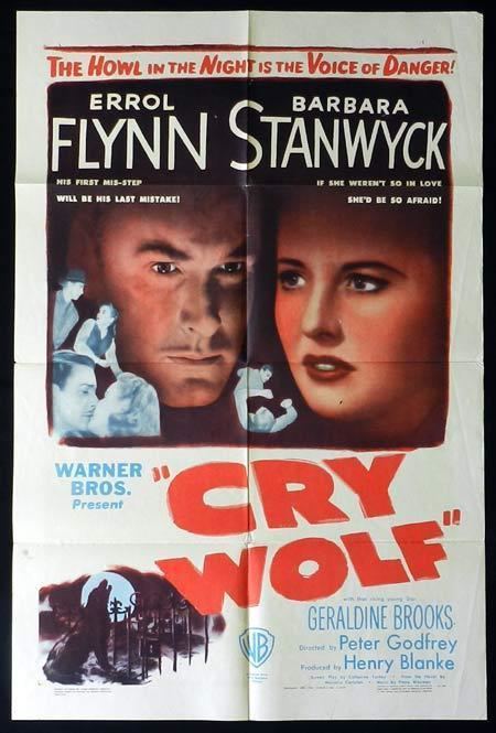 Cry Wolf (1947 film) CRY WOLF 1947 Errol Flynn Barbara Stanwyck US One Sheet Movie Poster