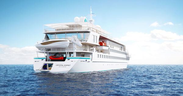 Crystal Esprit Crystal Esprit Christened in the Seychelles Crystal Cruises