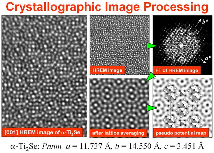 Crystallographic image processing