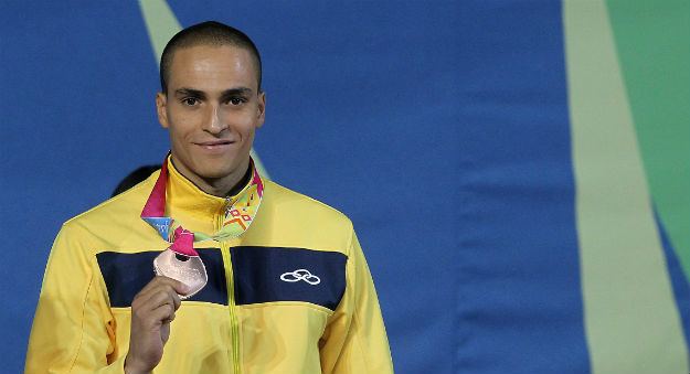 César Castro Cesar Castro conquista a nica medalha brasileira nos saltos
