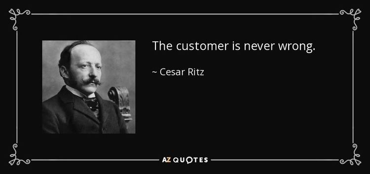 César Ritz QUOTES BY CESAR RITZ AZ Quotes