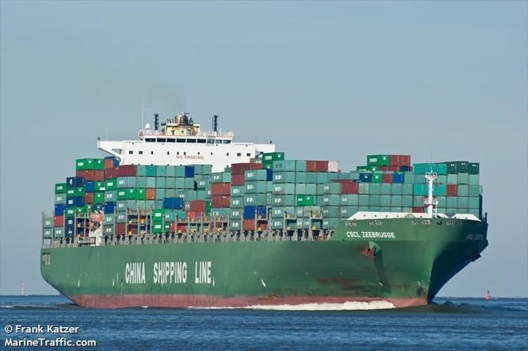 CSCL Zeebrugge Vessel details for CSCL ZEEBRUGGE Container Ship IMO 9314234