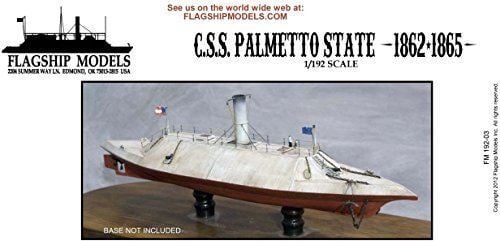 CSS Palmetto State Amazoncom 1192 Scale CSS Palmetto State Civil War Ironclad Ram