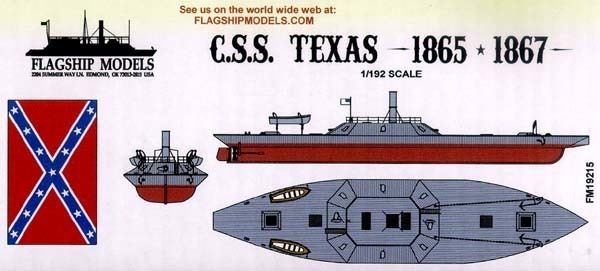 CSS Texas (1865) ModelWarships review