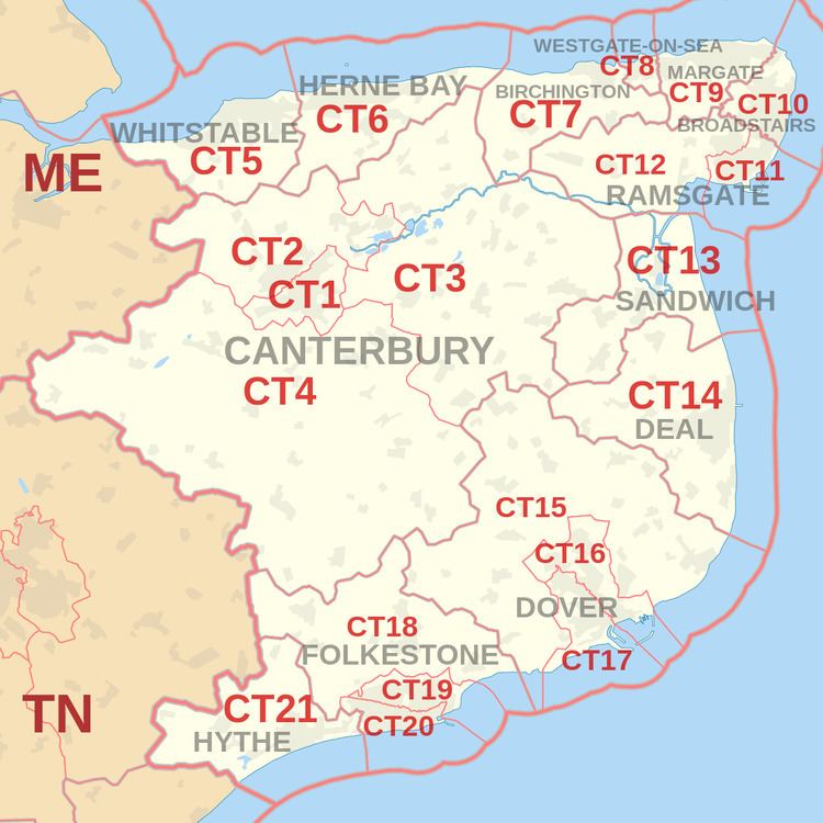 CT postcode area