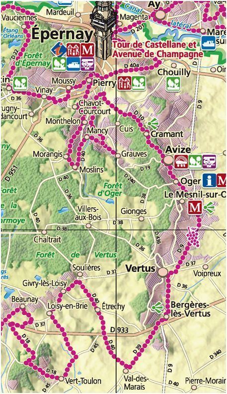 Côte des Blancs Vignobles amp Dcouvertes Coteaux Sud d39pernay et Cte des Blancs