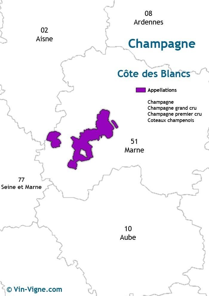 Côte des Blancs REGION DE LA COTE DES BLANCS Vins de la Cte des blancs Vin