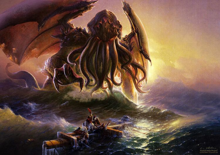 Cthulhu Cthulhu and the ninth wave by fantasio on DeviantArt
