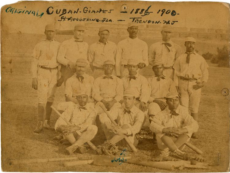 Cuban Giants Original Photo Of The 18851886 Cuban Giants Black Baseball39s First