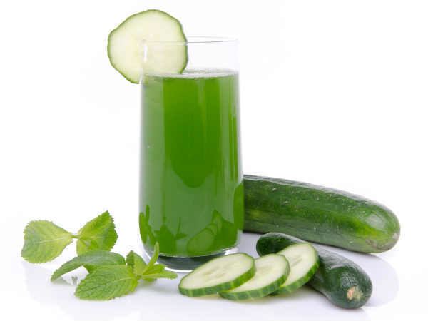 Cucumber juice How Can Cucumber Juice Benefit You Boldskycom