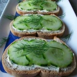 Cucumber sandwich English Tea Cucumber Sandwiches Recipe Allrecipescom