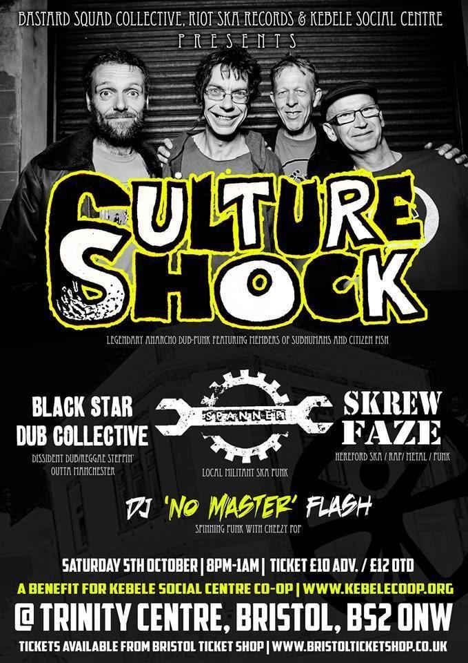 Culture Shock (band) Culture Shock amp Supports Bristol Trinity Centre 51013 Ave Noctum